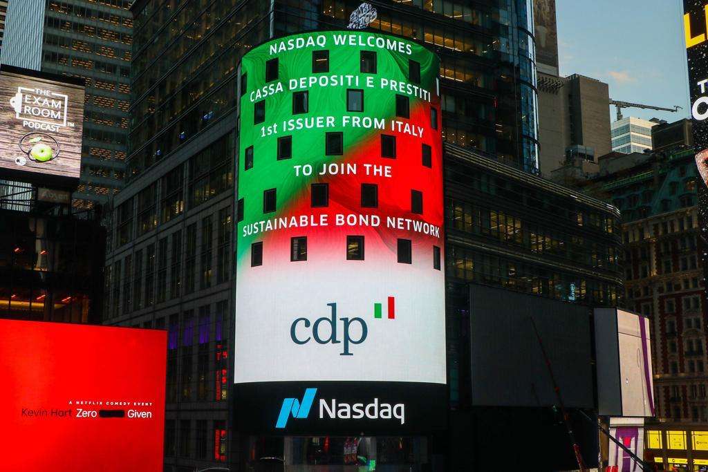 CDP: E’ la prima istituzione italiana  ad aderire al Nasdaq Sustainable Bond Network