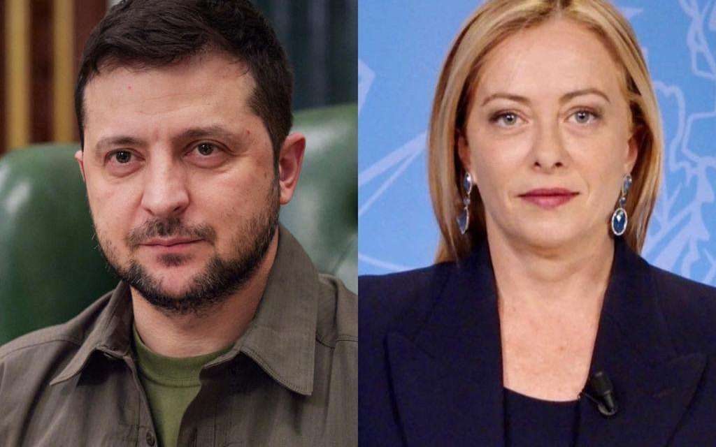 Volodymyr Zelensky e Giorgia Meloni, eletti uomo e donna dell’anno 2022 da Associated Medias