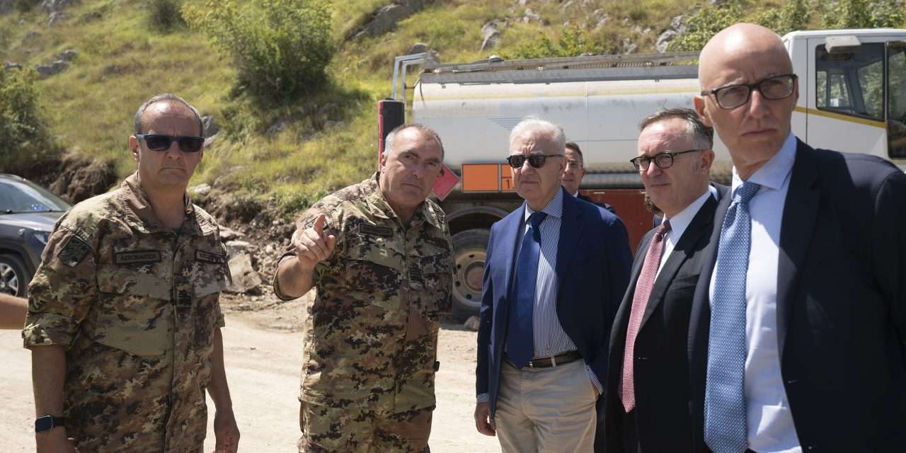 Albania. Mantovano in visita ai siti di  Shengjin e Gjader